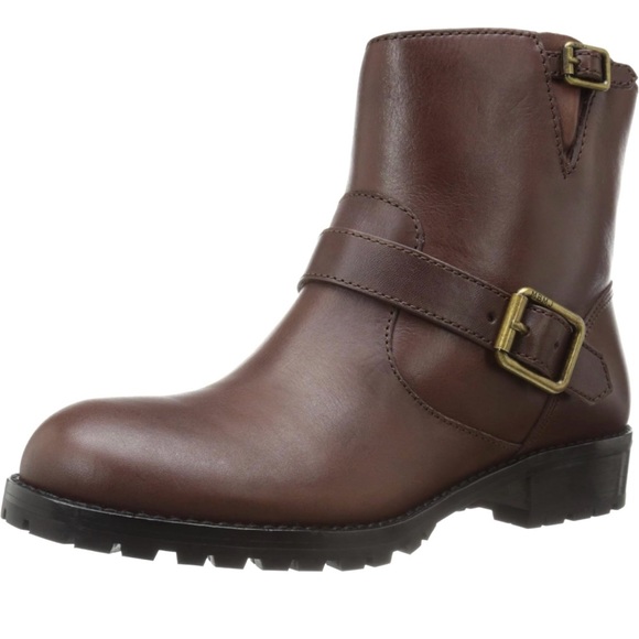 Marc jacobs brown buckle short booties lugged style sole size 9 - Picture 7 of 7